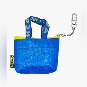 IKEA Blue and Yellow Mini Tote Keychain